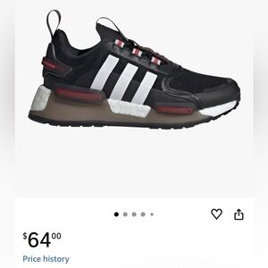 Adidas Boys/Mens size 7 Originals NMD_V3 J Black White Red Running Shoes GY4287